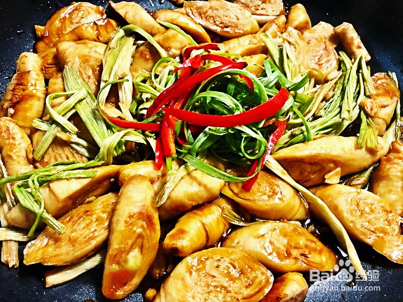 怎样做出家常菜系列之蚝油炒面肠