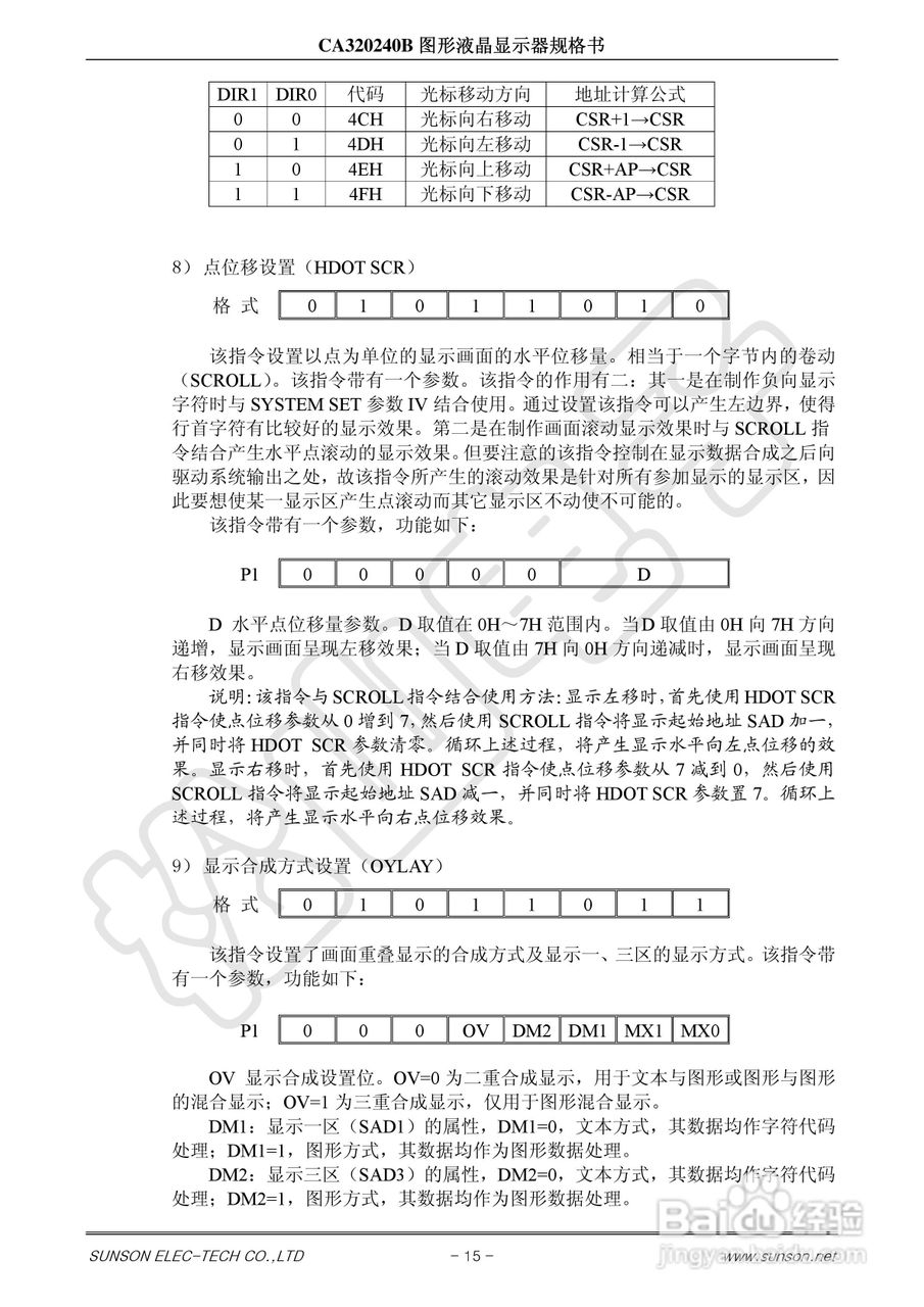 CA320240B液晶显示模块使用手册:[2]