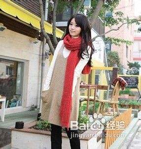 时尚韩式围巾的各种围法