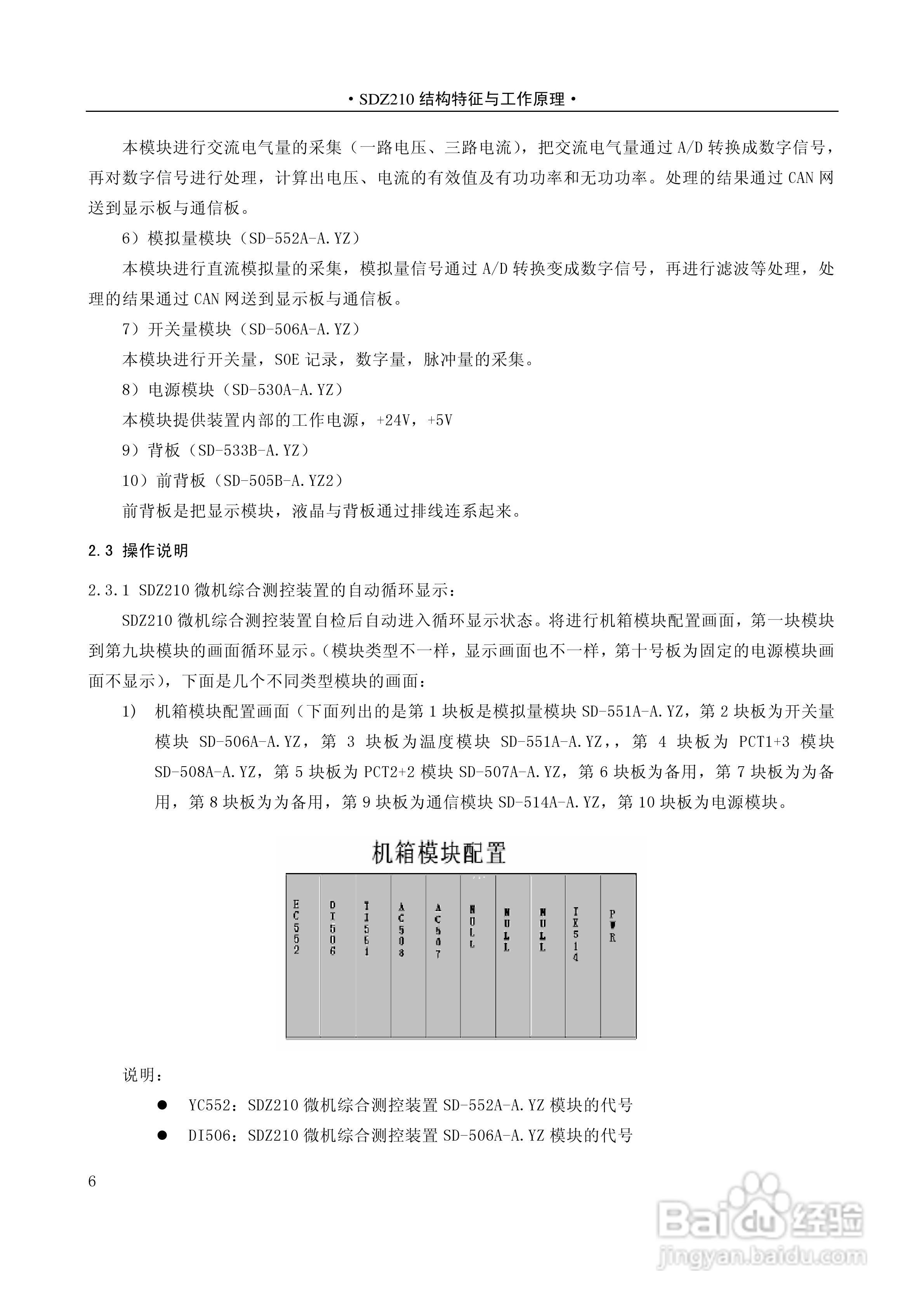 国电南自SDZ210微机综合测控装置技术与使用说明书:[4]