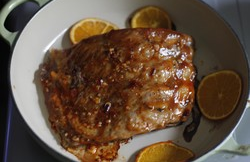 香橙慢烤喵喵侠猪肋排