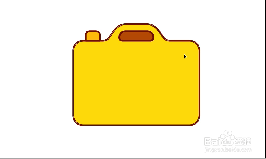 怎样在illustrator中绘制相机小图标