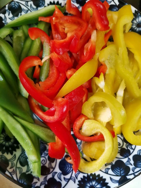 彩椒爆炒猪肚丝