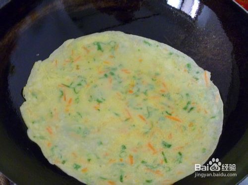 【中式面点】营养早餐--胡萝卜菜心煎饼