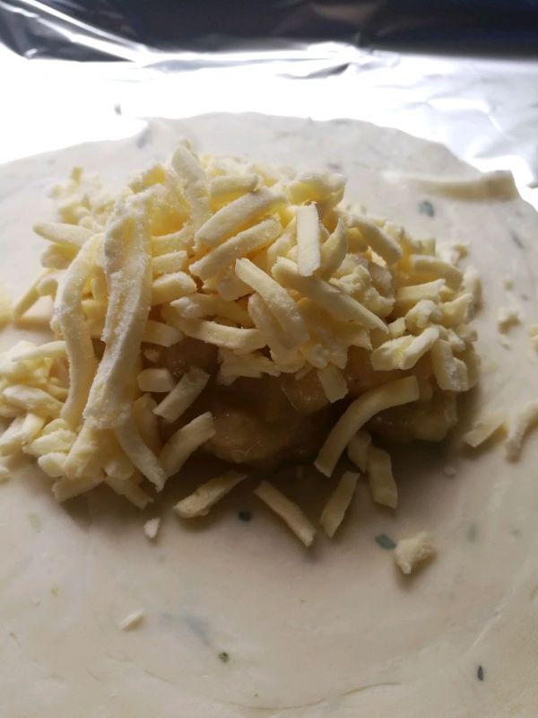 爆浆香蕉芝士手抓饼