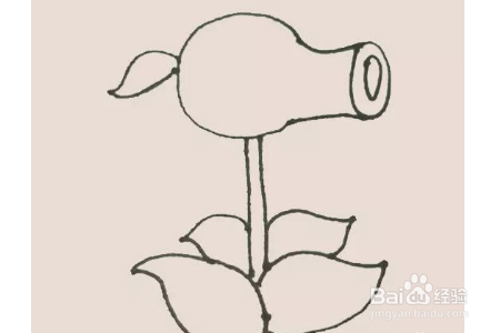 豌豆射手简笔画