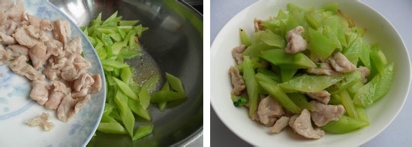 爽脆与滑嫩的搭配，莴苣炒肉片（含肉片的做法）