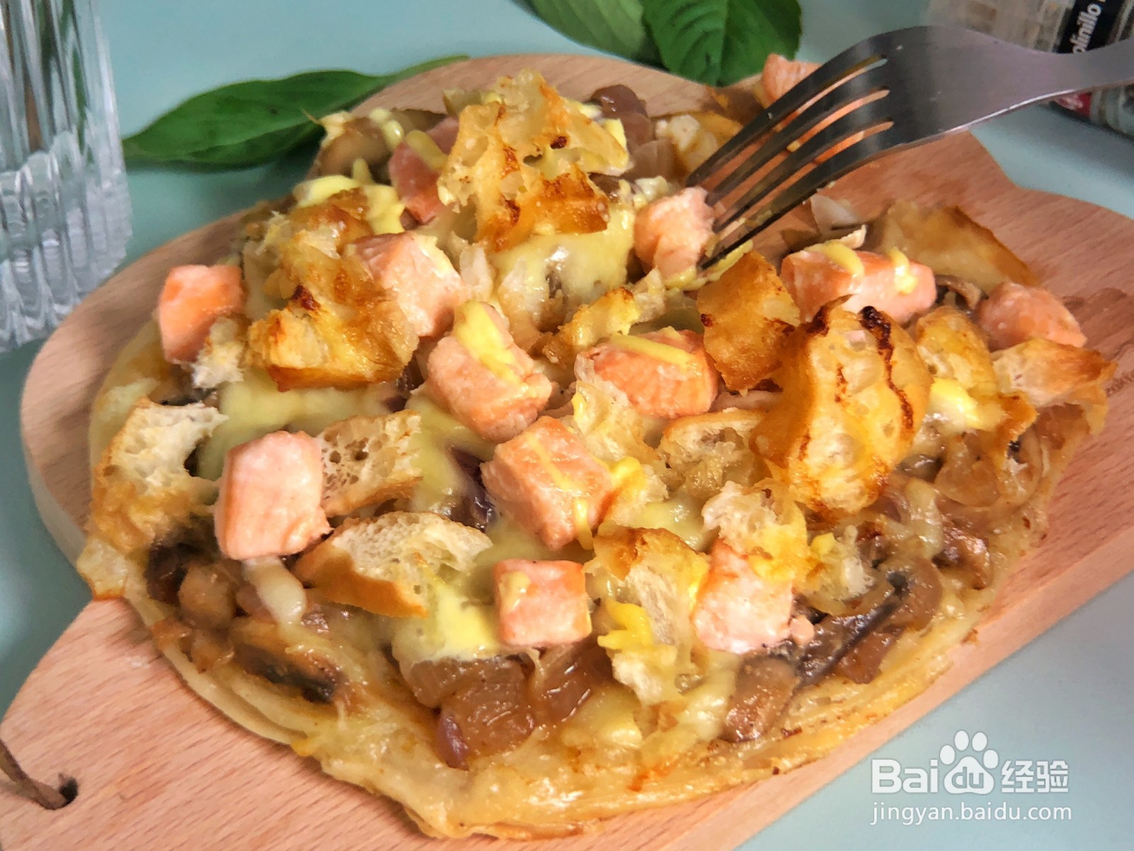 三文鱼飞饼披萨怎么做