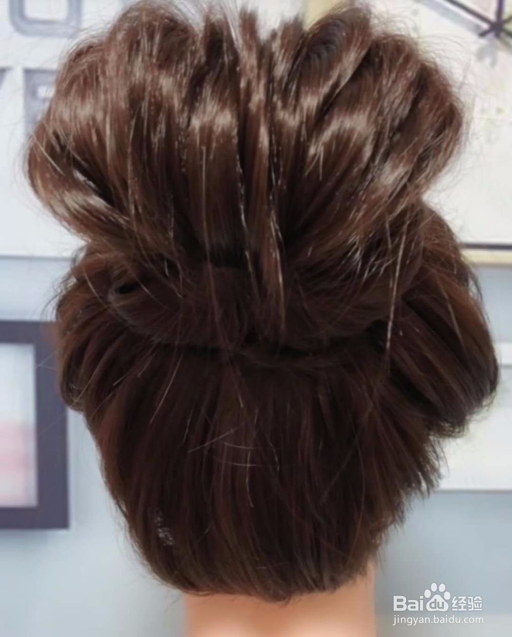超级简单的丸子头