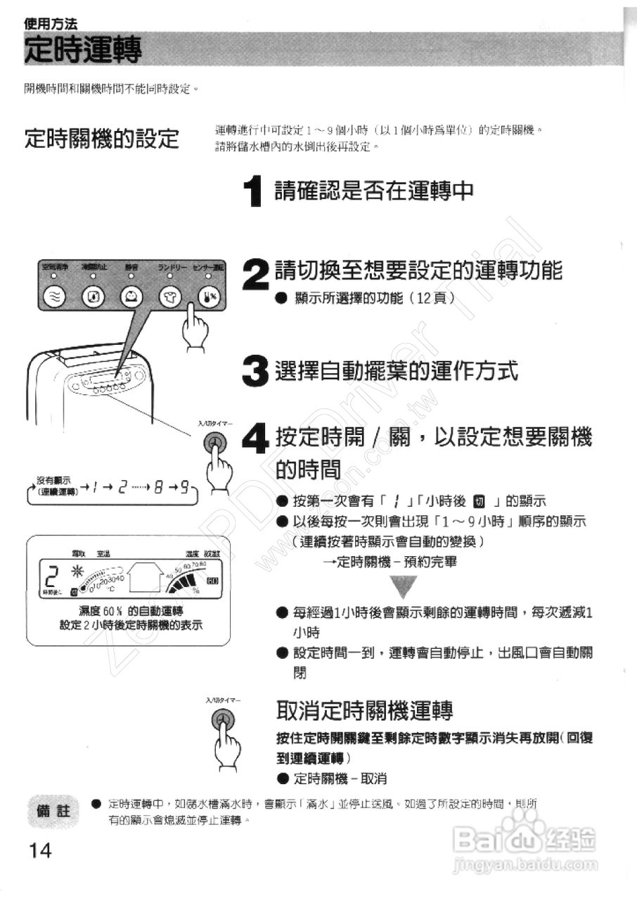 三菱MJ-E140NX型除湿机使用说明书:[2]
