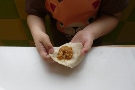 流着汤汁的煎饺——蟹肉皮冻煎饺
