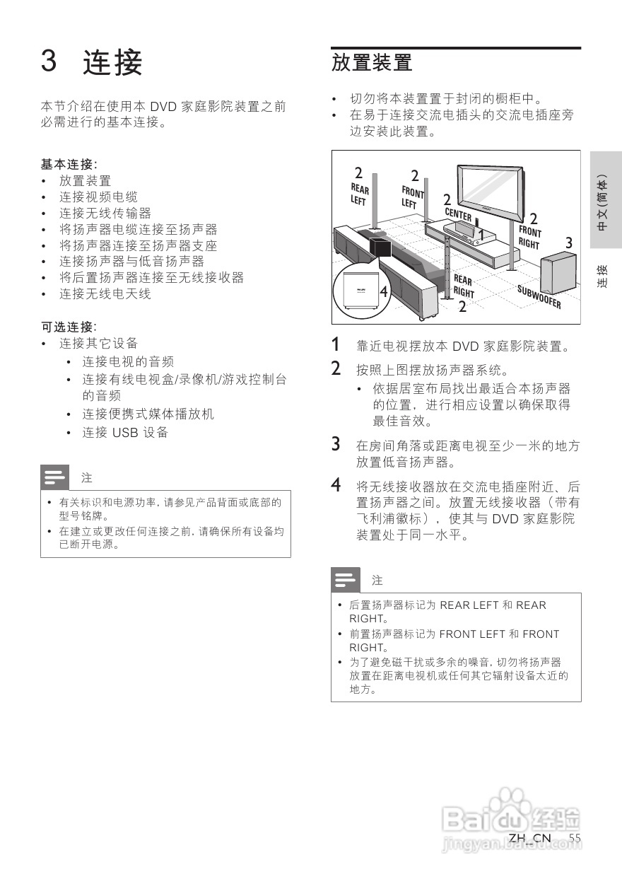 飞利浦HTS3568W/93家庭影院使用说明书:[1]