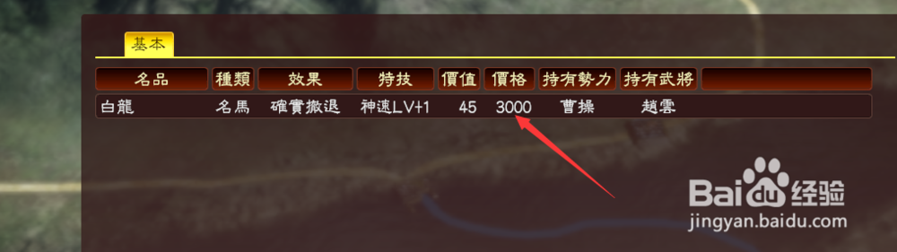 三国志13pk如何身看自己身上有什么宝物