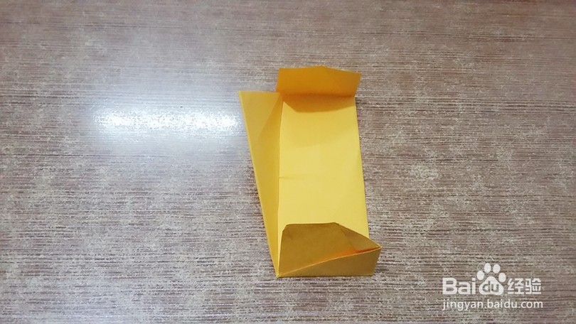 三角盒的彩纸折法