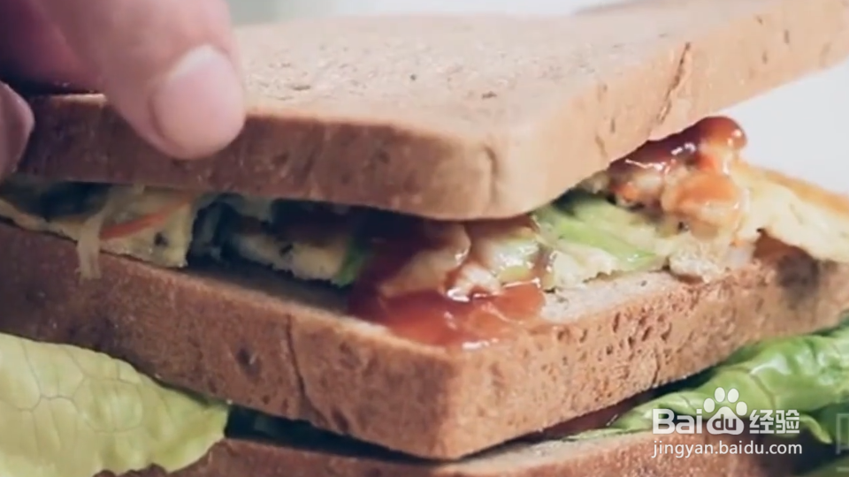 蔬菜三明治的做法