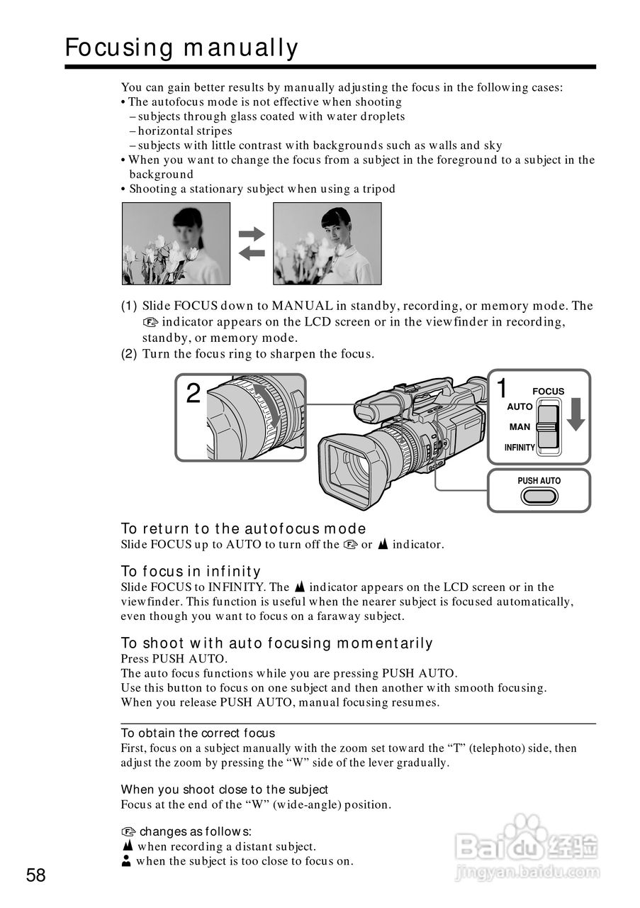 索尼DCR-VX2000数码摄像机说明书:[6]