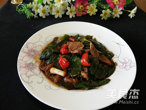 风味扁豆辣椒闷烧肉