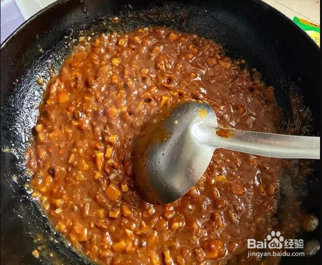 香菇酱，自制的非常香浓