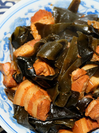 五花肉炖海带