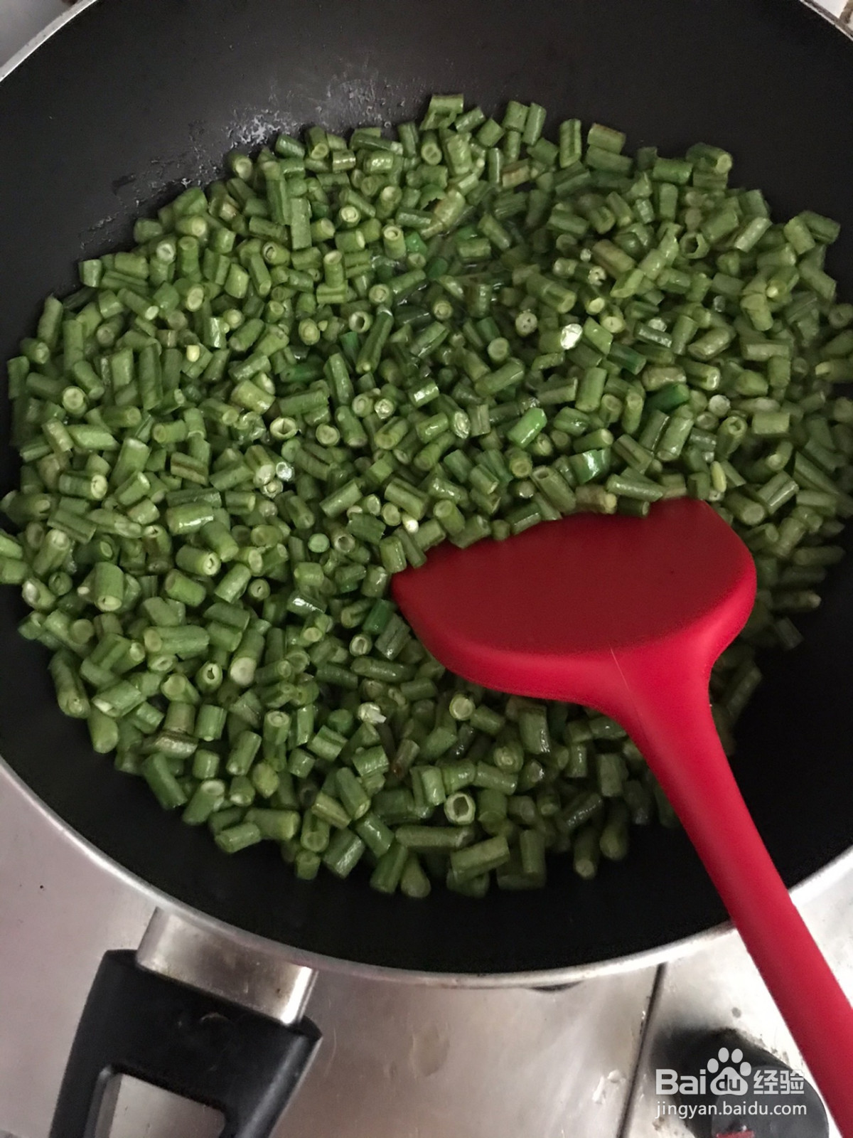 素炒豇豆的做法
