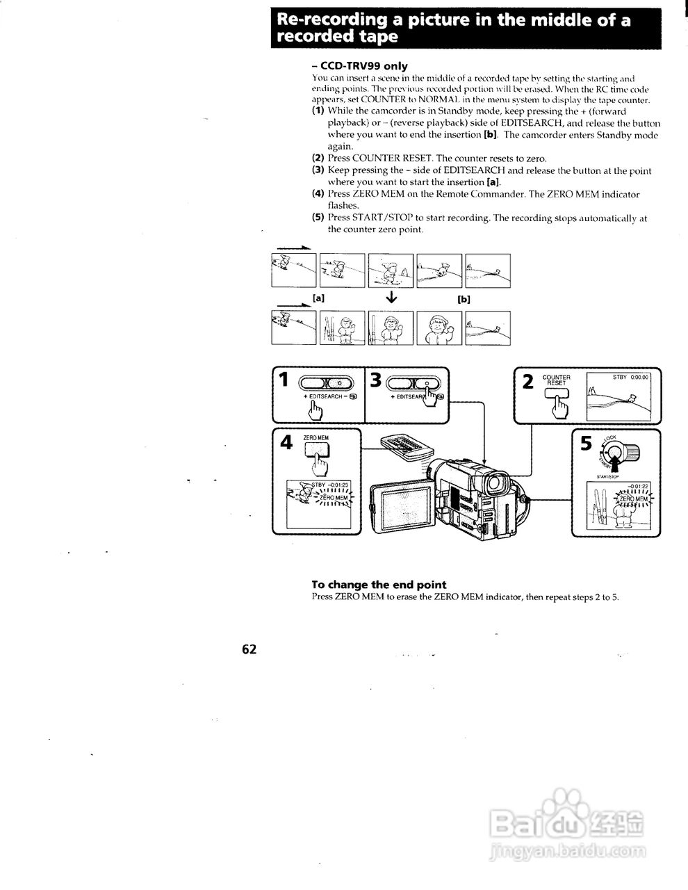 索尼CCD-TRV99模拟摄像机说明书:[7]