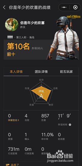 刺激战场怎么查看被自己淘汰的玩家ID