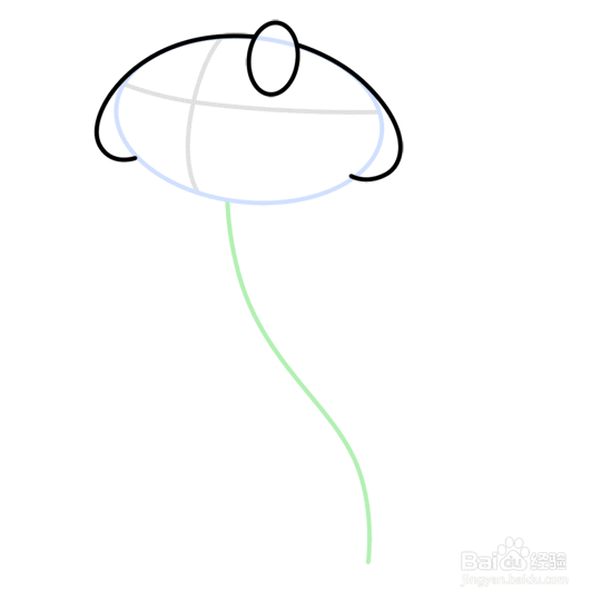 如何画一只卡通水母——加菲的吃货生活