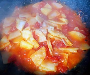 土豆炒西红柿