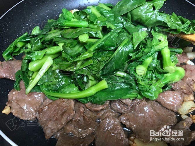 怎么煮芥兰炒牛肉