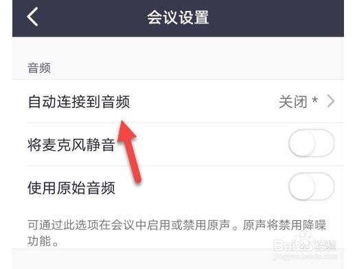 zoom怎么开启自动连接音频