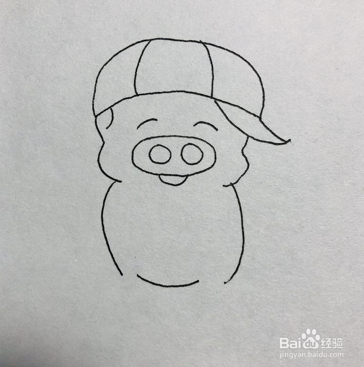 简笔画之麦兜的绘画方法