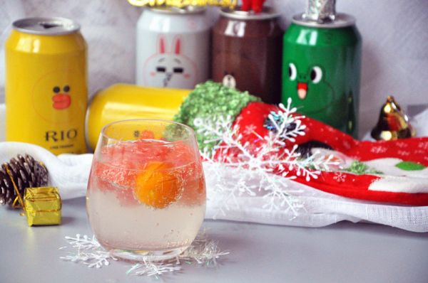 金桔西柚鸡尾酒