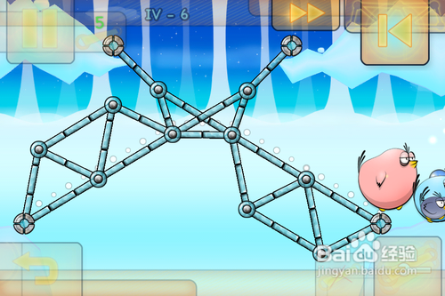 胖鸟修大桥第四关全三星攻略