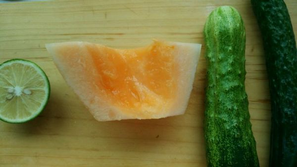 减脂蔬果汁 青瓜哈密瓜汁