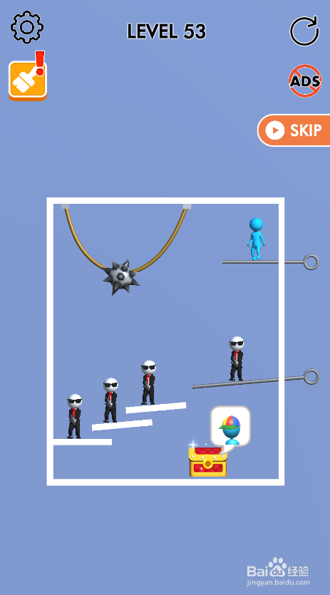 Pink Blue Together的LEVEL 53怎样通关