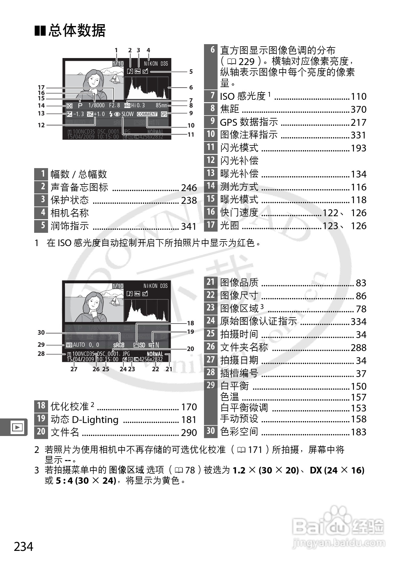 尼康D3S数码相机使用说明书:[27]
