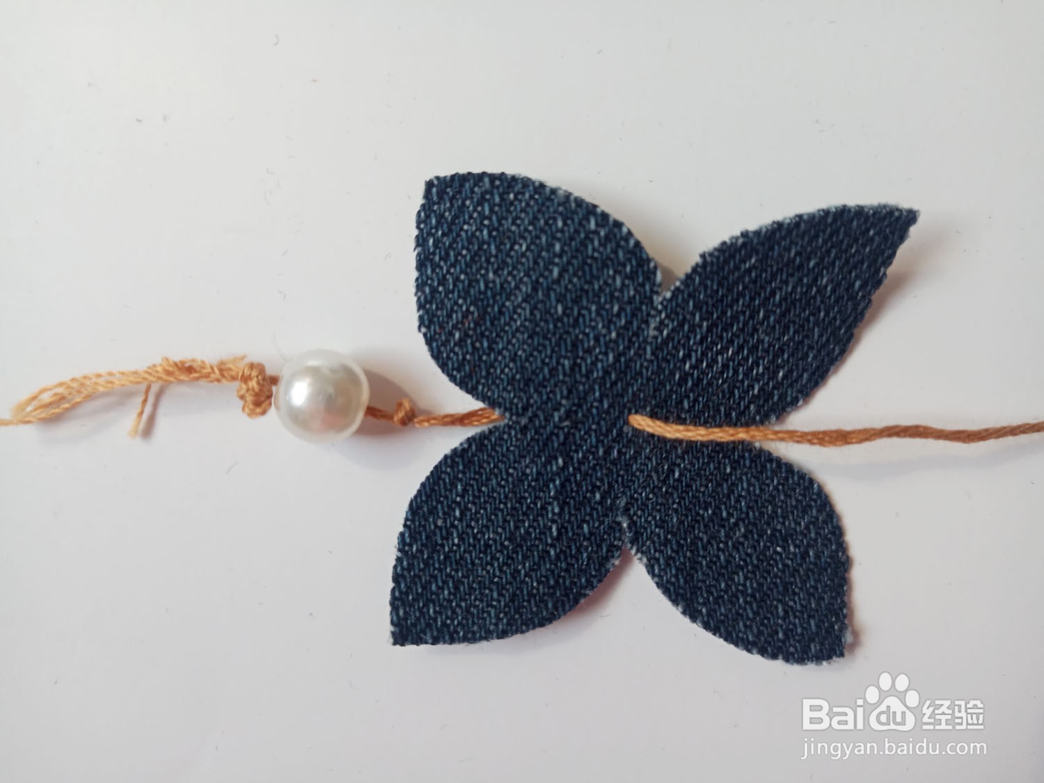 紫阳花项链的制作方法