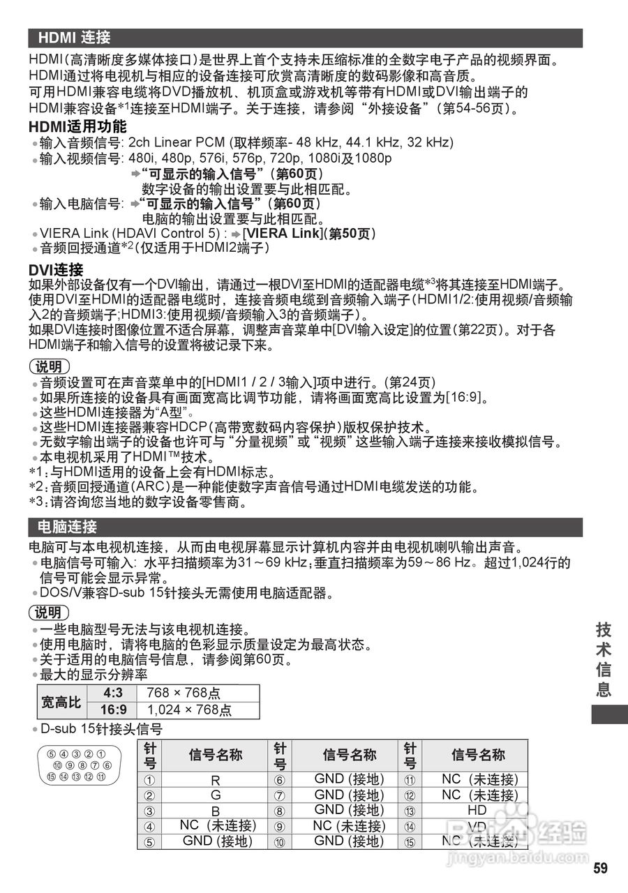 松下TH-P42C30C彩电使用说明书:[6]