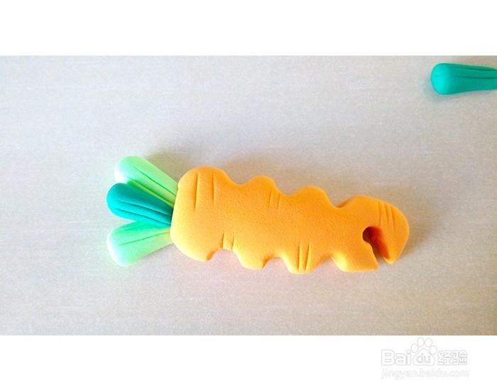 Q版超萌物超轻粘土教程：[1]胡萝卜绕线器