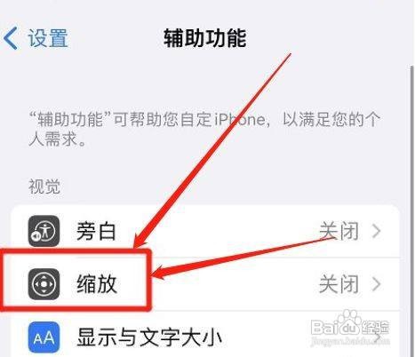 iPhone12手机缩放怎么开启灰度滤镜