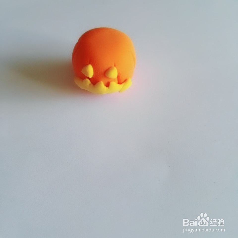 超轻粘士-----南瓜灯教程