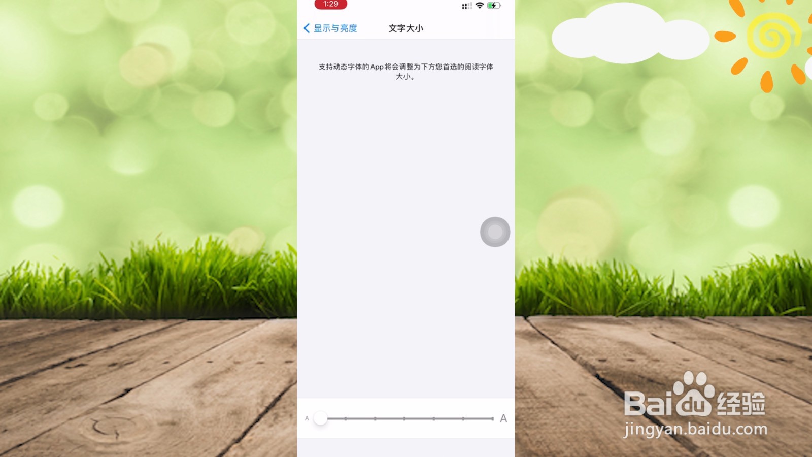 苹果手机字体大小怎么设置