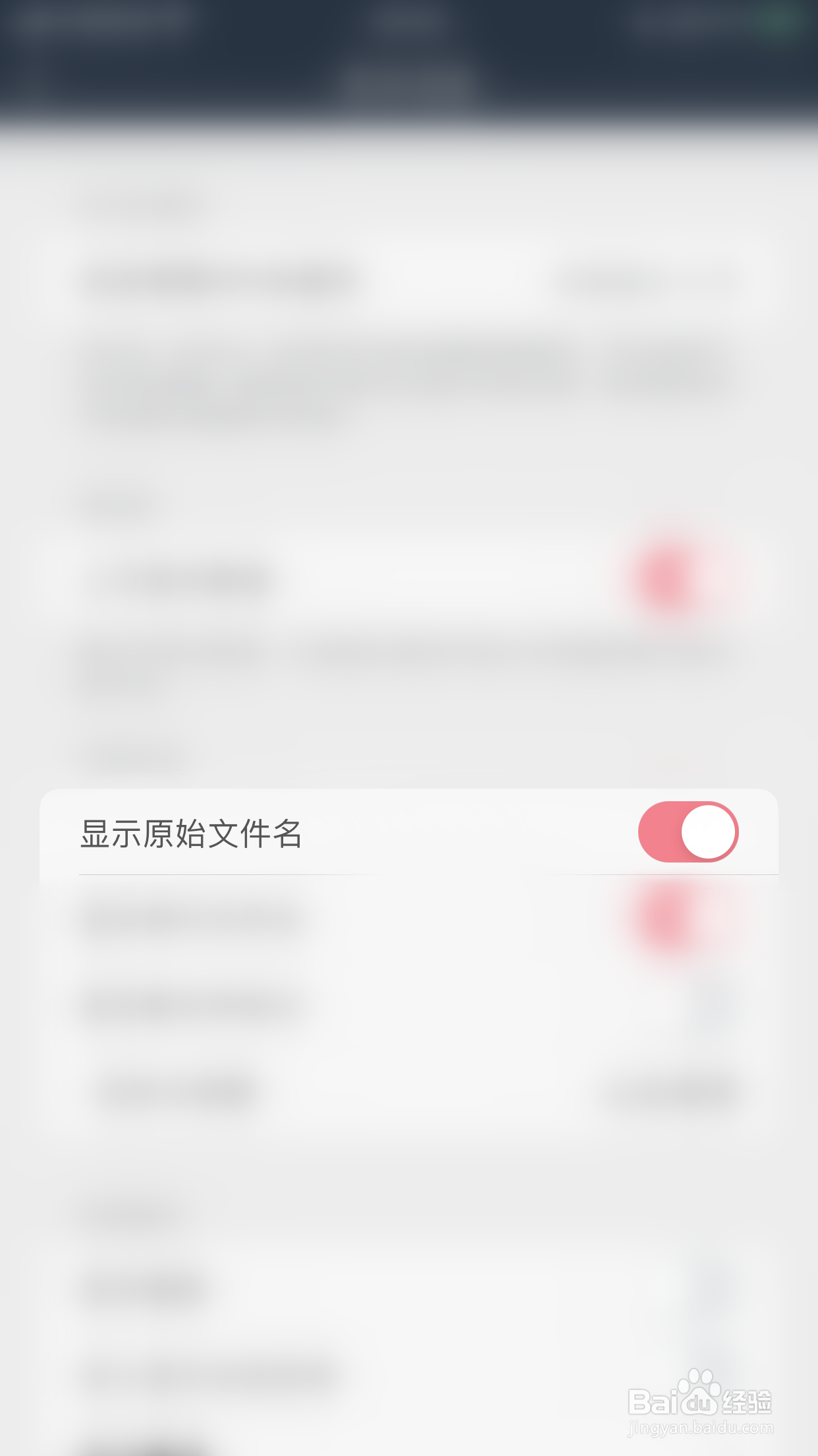 如何开启悠悠追书显示原始文件名