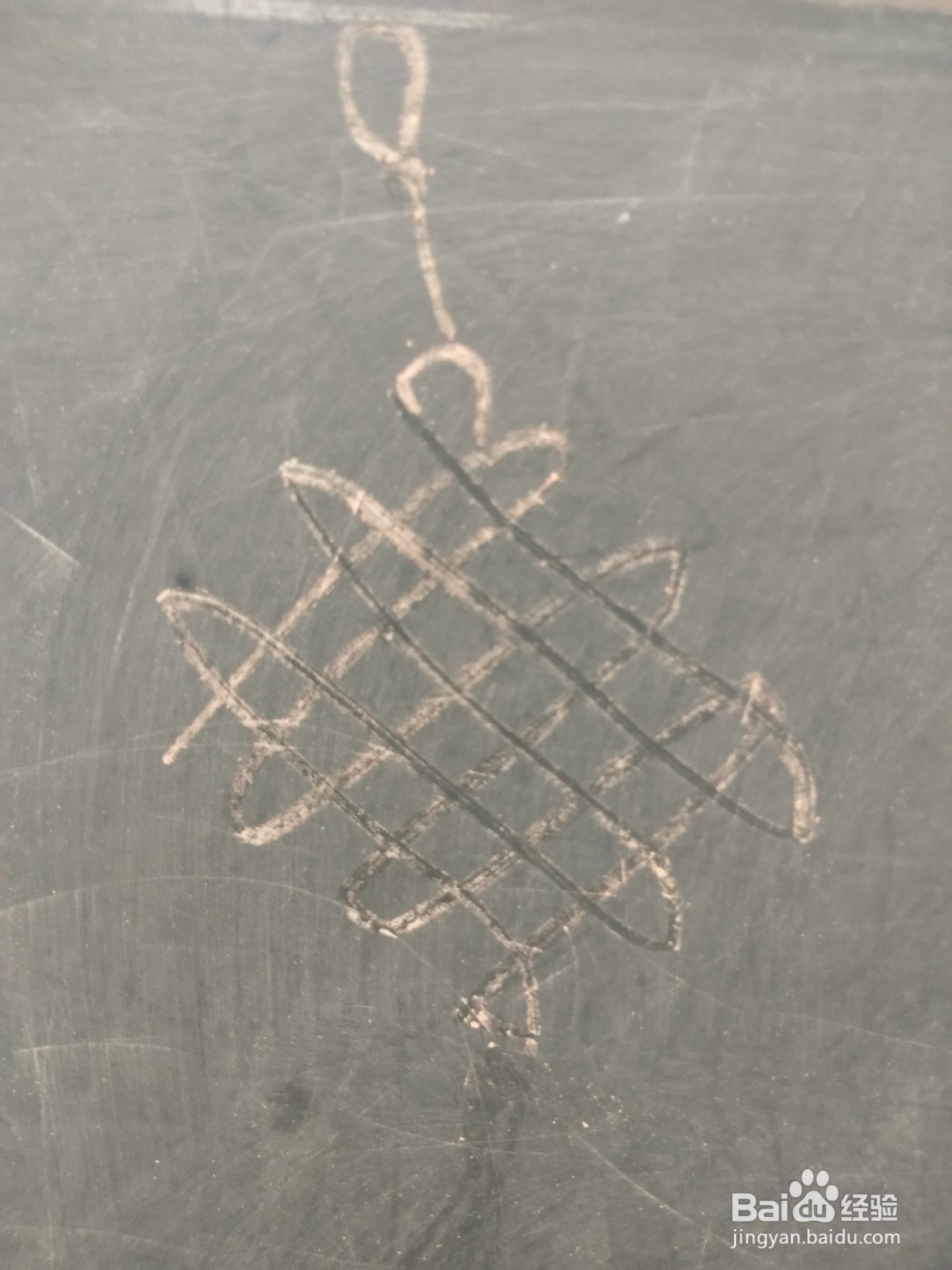 “中国结”的简笔画法