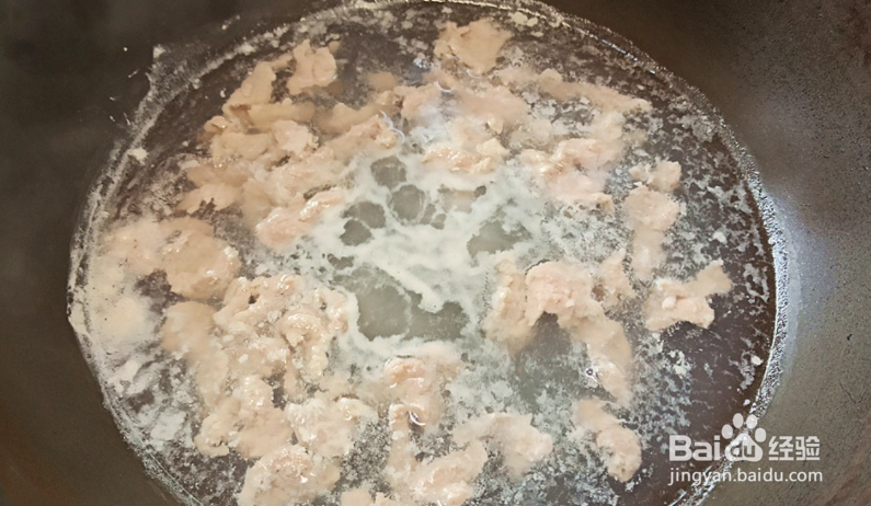 家庭版滑嫩的杏鲍菇肉片溜豆腐