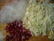 包菜炒粉丝的做法