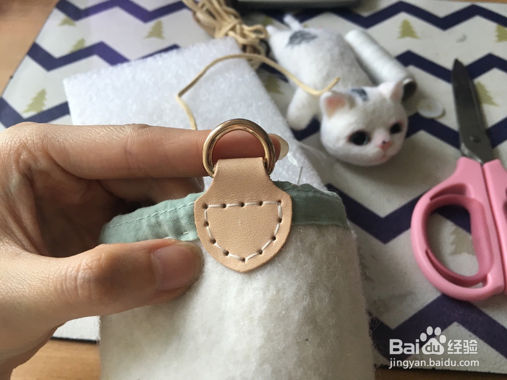 手工制作小猫儿童包