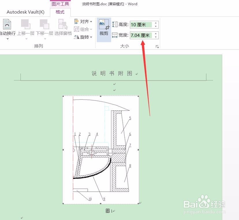 Word2016如何精确编辑图片尺寸