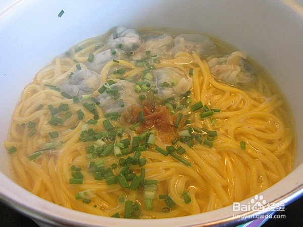 粤菜之白菜素云吞面