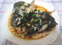 豆豉蒸鲩鱼头